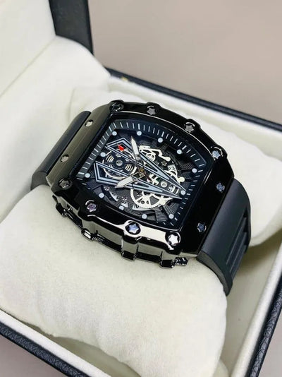 Luxury Men’s Square Dial Watch – Stylish Premium Fashion Wristwatch