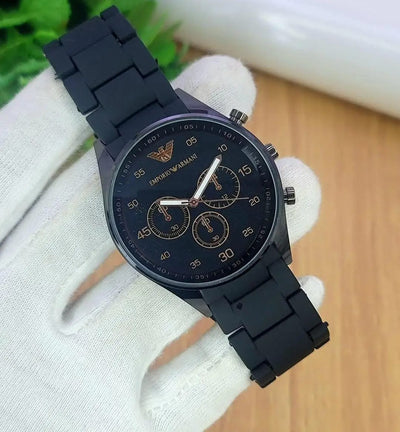 Premium Chronograph Silicone Strap Watch For Men – Luxury Sport Dial