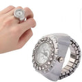 Women’s Ring Watch – Elegant Adjustable Finger Ring Wrist Watch