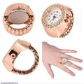 Women’s Ring Watch – Elegant Adjustable Finger Ring Wrist Watch