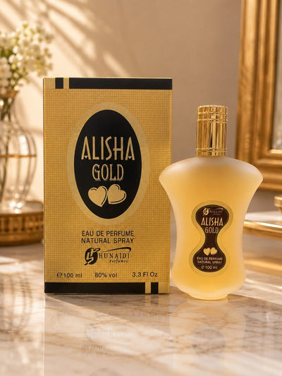 Alisha Gold Eau de Parfum by Hunaidi - 100ml