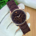 Premium Chronograph Silicone Strap Watch For Men – Luxury Sport Dial