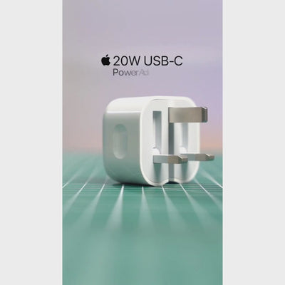 20W C To C PD 3 PIN Power Adapter For iPhone Fast Charger Adapter for iPhone and Compatible USB-C Devices